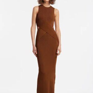 SIR the Label Knit Dress with Cutouts